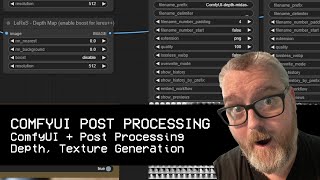 ComfyUI Post Processing - Depth and 3d Texture Generation