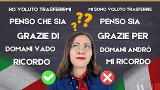 Grazie DI o Grazie PER? RICORDARE o RICORDARSI? - 5 Situazioni con 2 Modi per Dire la Stessa Cosa 🇮🇹