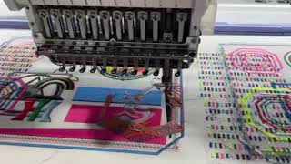 VOILA multi head industry embroidery sewing machine factory price whatsup +8613867654620