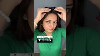 Human Hair toppers #hairloss Solutions • Song credit: Lindsey Jade ❤️ #shorts #hairtutorial