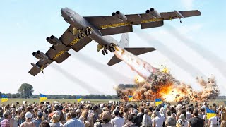 High Alert! US B-52 Bomber Makes Emergency Takeoff at full speed To Ukraine Base