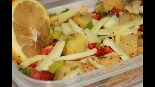 PATATES SALATASI TARİFİ/KOLAY SALATA - YEMEK SİTESİ