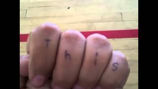 Writing in your hand in a cool way