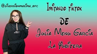 VLOGMAS#09 IMITANDO tik tok de la YUBITERA JULIA MENÚ GARCÍA,los MEJORES tik-tok de 2020