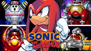 Sonic 2, 3&K & Mania: All Bosses as Super Knuckles