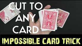 "PERFECT CUT" spectator cuts to their FAVOURITE card/impossible card trick