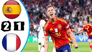 Spain Vs France ( 2 1 ) | Extеndеd Highlights | All Goals