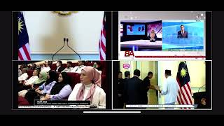 TV1 TV3 8TV TVAlHijrah | End of PM10 Announcement of Deputy Ministers 9 Dec 2022 8:27pm