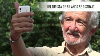 Por usar su celular, un hombre de 65 años cae al Río Iguazú