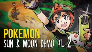 POKERIDE! | Pokemon Sun and Moon eShop Demo Gameplay Part 2