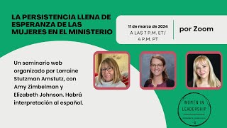 La persistencia llena de esperanza de las mujeres en el ministerio