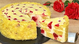 Der Kuchen „Tender Cherry“ ist eine echte Delikatesse! Leckerer Kuchen aus Deutschland.