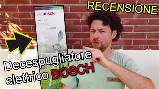 RECENSIONE: Decespugliatore elettrico BOSCH AFS 23-37