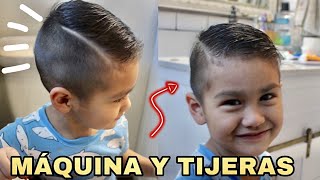 CORTE para NIÑO  PASO A PASO | Maquina y TIJERAS ✂️