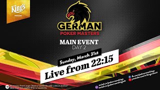 🏆💶 Tag 2 der €250 German Poker Masters (GPM) live aus dem King's!🎙️S. Hachmeister