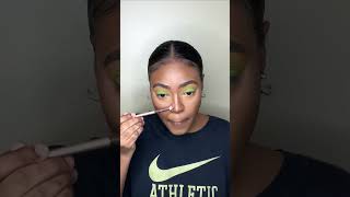 Cute & Easy Green Makeup Look for the Summer💚☀️😎