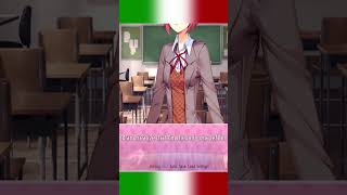 Italian Sayori???  #dokidokiliterature #italian #sayori #shorts