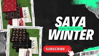 SAYA WINTER COLLECTION #2024 #dress #khaddar #sale #fashion #onlineshopping #saya