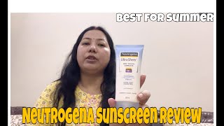 Best Sunscreen |Neutrogena Ultra Sheer Sunblock Cream SPF 50 | All Skin Type 💕