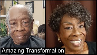 EXTREME INSTANT FACE LIFT | Almost 80 Year Old Friend's Youthful Transformation 👍🏽