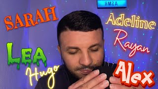 ASMR Je chuchote vos Prénoms (ear to ear Whispering your Name)