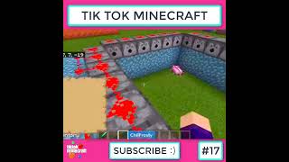 TIK TOK MINECRAFT COMPILATION 17 ☂️ MEJORES MOMENTOS + RISA + FAILS + GRACIOSOS. #Shorts