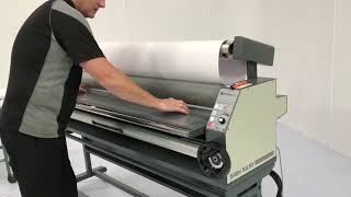 How To Wide Format Laminate on Sign Easy Plus 1600mm Laminator