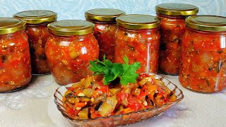 Баклажаны по-ташкентски на зиму.Самый вкусный рецепт.Понравится Всей СЕМЬЕ!🍆🍆🍆