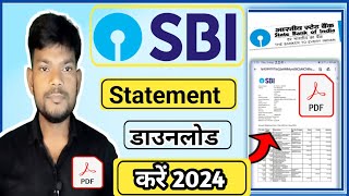 sbi bank statement kaise nikale pdf | sbi 6 month statement online kaise download kare 2024