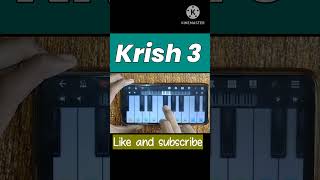 Krish Entry Theme On Piano/Walkband#shorts#trending#music