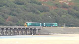 Trains at Barmouth Bridge