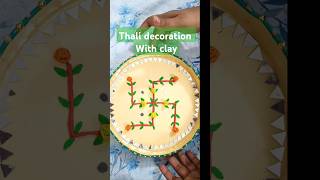 Pooja thali decoration for navratri &diwali#navratrithali decoration ideas#shortsfeed