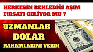 HERKESİN BEKLEDİĞİ AŞIM FIRSATI GELİYOR MU-DOLAR HANGİ YÖNDE İLERLEYECEK-UZMANLAR RAKAMLARI VERDİ