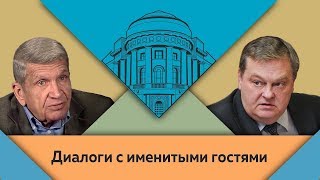 Ю.Н.Жуков и Е.Ю.Спицын в студии МПГУ. 