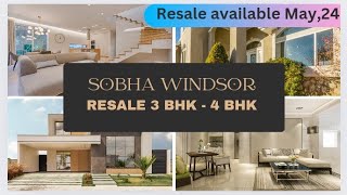 3bhk ready to move apartments in Whitefield| resale 3bhk flats in Sobha Windsor| #3bhk #whitefield