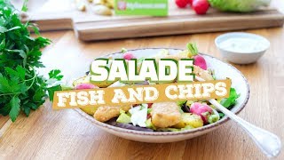 Salade façon Fish and Chips (recette rapido)