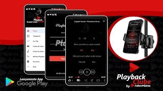 Lançamentos Aplicativo Playback Clube Oficial para Android | Adoro Músicas