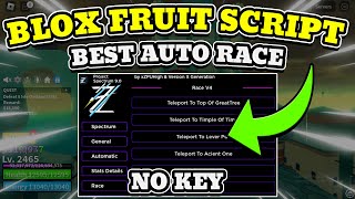 BLOX FRUITS Script Pastebin 2024 AUTO FARM | GUN MASTERY | SEA EVENT | RACE V4 (NO KEY)