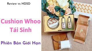 Cushion Whoo Tái Sinh Phiên Bản Giới Hạn Tặng Kèm 2 Lõi và kem lót, nền. Phấn Nước Whoo Cao Cấp