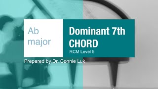 RCM technique | Dominant 7th chord | Ab major | Play/Game along version at 72/60 bpm | Level 5