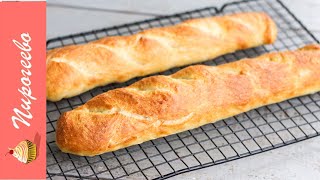 ФРАНЦУЗСКИЙ БАГЕТ - ИЗУМИТЕЛЬНАЯ выпечка 🥖Хрустящая корочка 🥖Воздушный мякиш