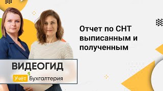 Отчет по СНТ выписанным и полученным