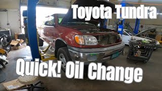 Toyota Tundra Oil Change for Dummies