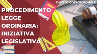 Procedimento #legge  ordinaria: iniziativa legislativa