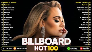 Billboard hot 100 this week - Dua Lipa, The Weeknd, Bruno Mars, Taylor Swift, Adele, Maroon 5