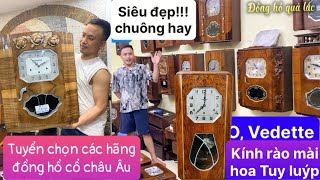 Kienzly Số nổi Crom chân cài, kính rào mài cực chất, chuông hay như odo 36. Vedette giá rẻ âm phê