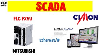 #CIMON SCADA สร้าง Project scada ไม่ได้อยากอย่างที่คิด link กับ PLC Mitsubishi FX5U | #PLC CENTER