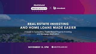 AboitizLand Webcasts | Real Estate Investing and Home Loans Made Easier