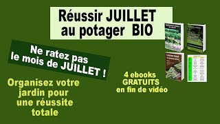 Réussir juillet au potager BIO