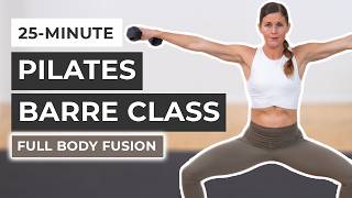 25-Minute Pilates Barre Class At Home (Full Body Sculpt)